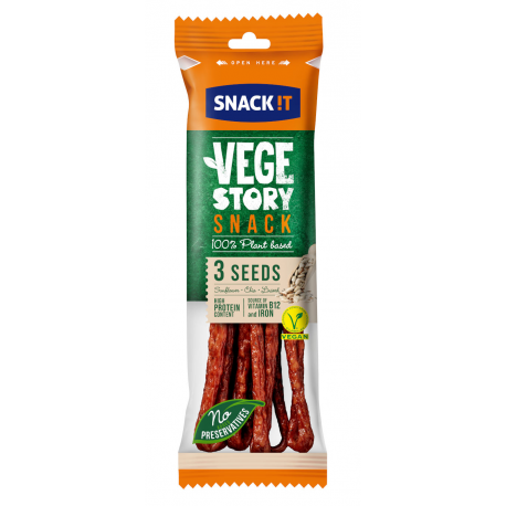 Snack vegan - bez lepku - 3 DRUHY SEMÍNEK - Snack !t 90g