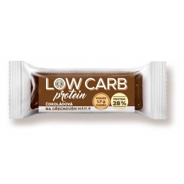 LOW CARB bar WPC protein 28 % čokoládová na ořechovém másle 28g JČS bez lepku