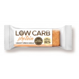 LOW CARB bar WPC protein 32 % s lískooříškovým máslem JČS bez lepku