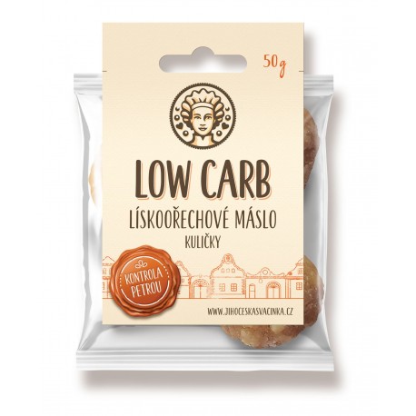 Low carb kuličky lískooříškové máslo 50 g JČS bez lepku