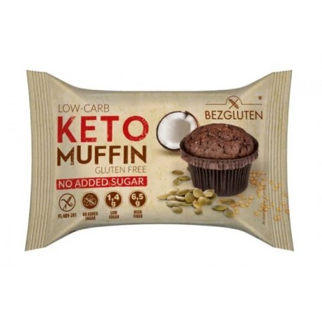 Muffin LOW-CARB KETO, bez lepku, 55g Bezgluten