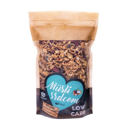 LOW CARB Musli srdcem 350g Topnatur