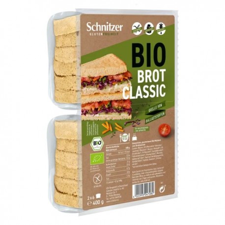 Bread'n Toast white BIO bez lepku 400g Schnitzer