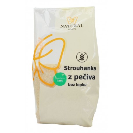 Strouhanka z pečiva bez lepku - Natural 300g