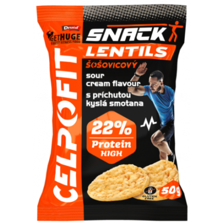 Fit Snack - Čočkový - kysaná smetana 50g bez lepku Druid