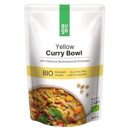Yellow curry bowl | Žluté kari, houby a cizrna BIO 283g AUGA