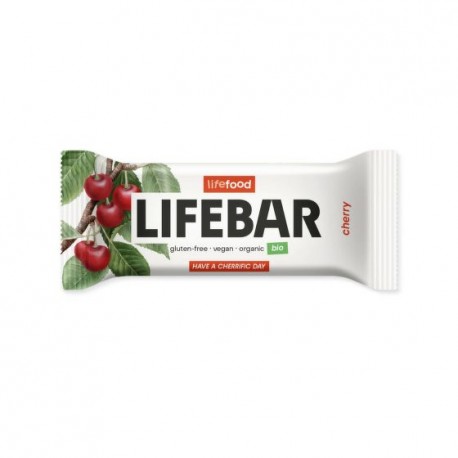 Tyčinka Lifebar višňovo-třešňová RAW 40 g BIO