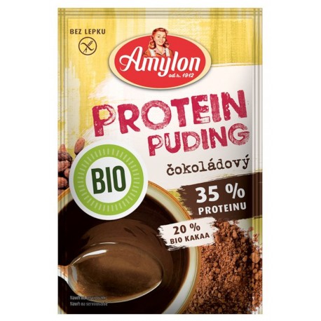 Protein puding čokoládový BIO - Amylon 45g bez lepku AMYLON