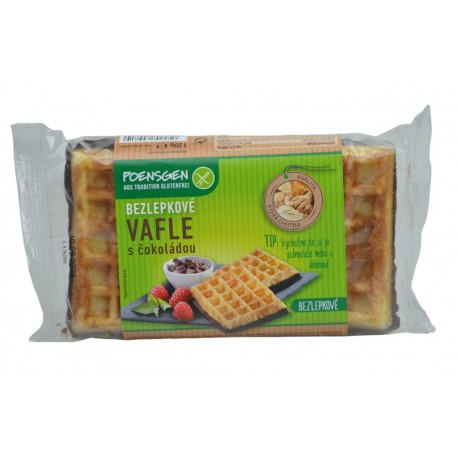 Vafle s čokoládou - bez lepku - Poensgen 120g