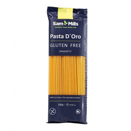 Kukuřičné těstoviny - Spaghetti 500g bezlepkové SamMills