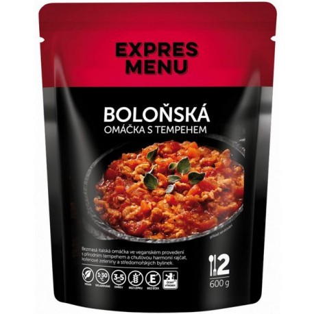 Boloňská omáčka s tempehem 2 porce Expres Menu