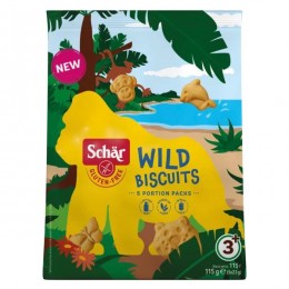 Sušenky Wild Biscuits 115g (5x23g) SCHAR bez lepku