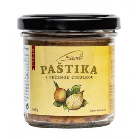 Paštika s pečenou cibulkou - VEGAN - Seneb 140g