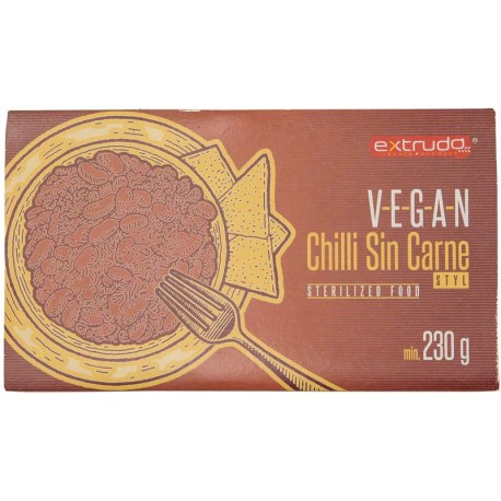 Chilli sin carne vegan Extrudo 230 g BIO