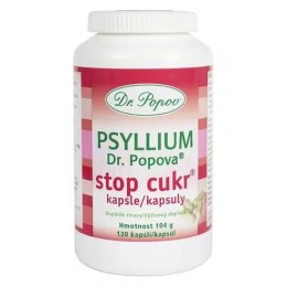 Psyllium Dr. Popova STOP CUKR kapsle, 120 ks