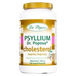 Psyllium Dr. Popova CHOLESTEROL kapsle, 120 ks