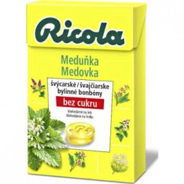 Bonbony RICOLA Meduňka 40g bez přidaného cukru