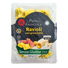 Italské plněné těstoviny Tortellini classici con prosciutto bez lepku - La Pasta di Francesca 250g