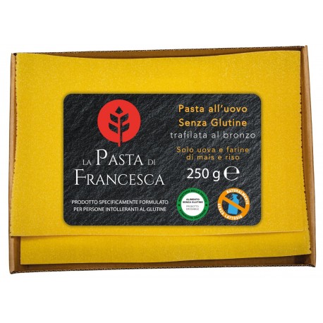 Italské těstoviny Lasagna all´ uovo bez lepku - La Pasta di Francesca 250g