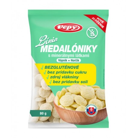 Línia medailónky s minerály 80g Vepy bez lepku