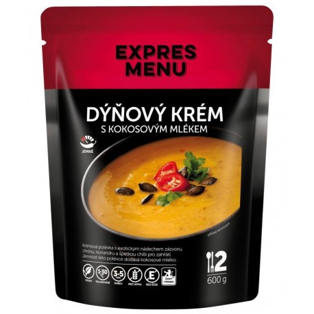 Dýňový krém s kokosovým mlékem 2 porce 600g Expres Menu