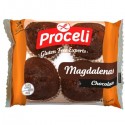 Muffin Magdalenas kakaové s čokoládovými lupínky, bez lepku (4ks) 160gPROCELI