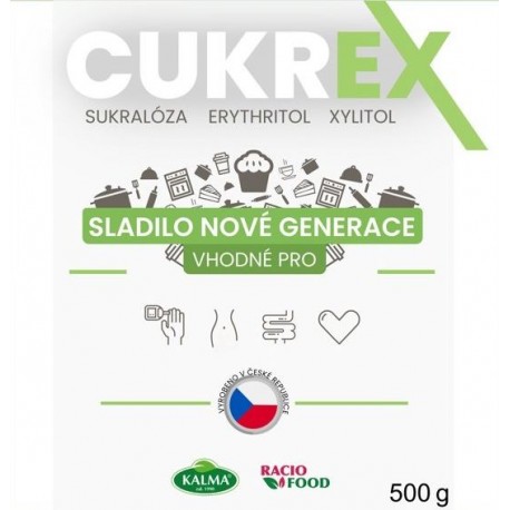 CukrEx 500 g KALMA (xylitol,erythritol, sukralóza)