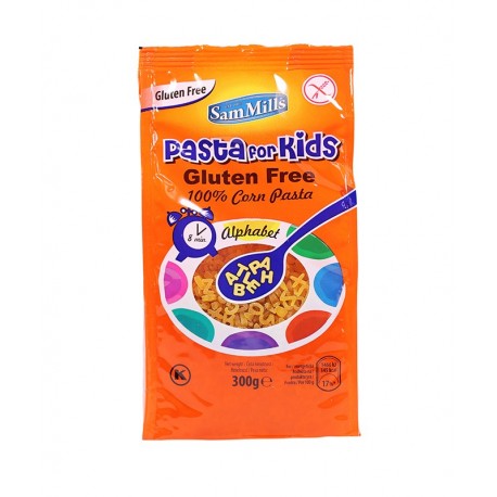 Kukuřičné těstoviny - Písmenka 300g bezlepkové SamMills