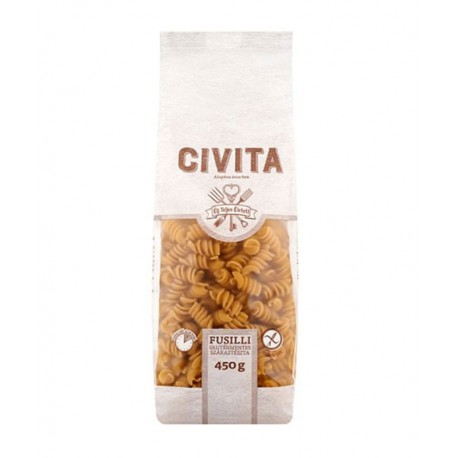 Těstoviny kukuřičné vřetena 450g Civita bez lepku