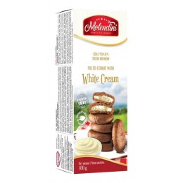 Perníčky plněné bílým krémem, bez lepku, 180g Molendini