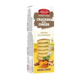 Krekry se zázvorem - BEZ CUKRU, bez lepku, 120g Molendini
