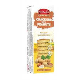 Krekry s arašídy - BEZ CUKRU, bez lepku, 120g Molendini