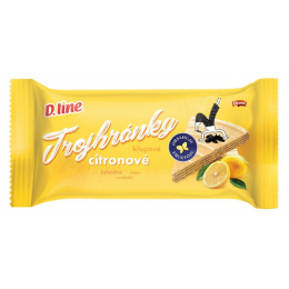 Trojhránky citrónové s fruktózou 50g D.Line