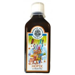 Dětský bylinný sirup Hopík a Imunitka - doplněk stravy - Klášterní officína 200ml