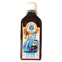 Dětský bylinný sirup LeDík pana Teplotky - doplněk stravy - Klášterní officína 200ml