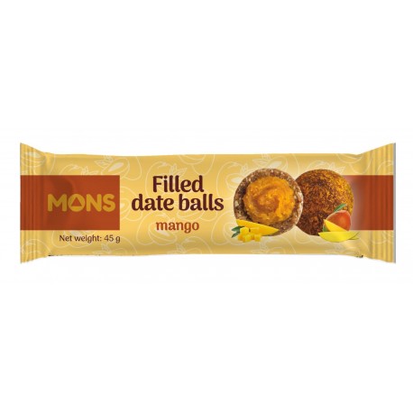 Plněné datlové kuličky s mangem - VEGAN - Mons 45g