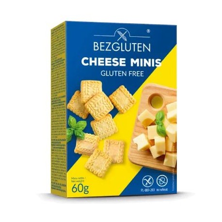 Krekry Sýrové minis, bez lepku 60g Bezgluten