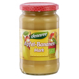 Pyré jablečno-banánové 360 g BIO bez přidaného cukru DENNREE
