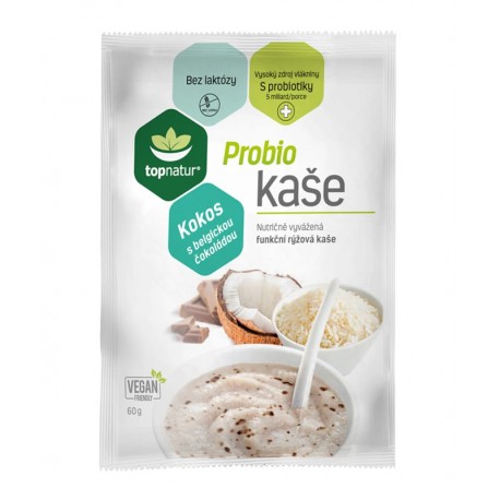 Kaše probio kokos s belgickou čokoládou 60g Topnatur