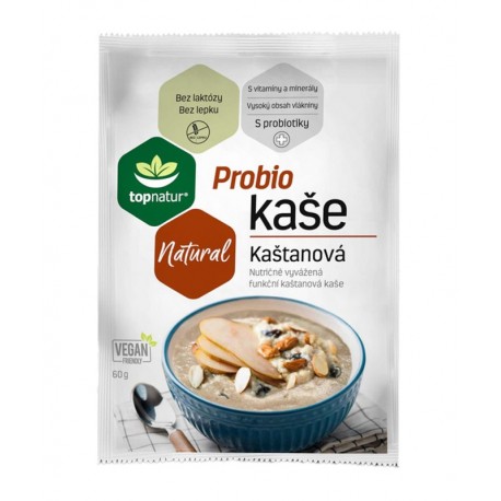Kaše probio kaštanová natural 60g Topnatur