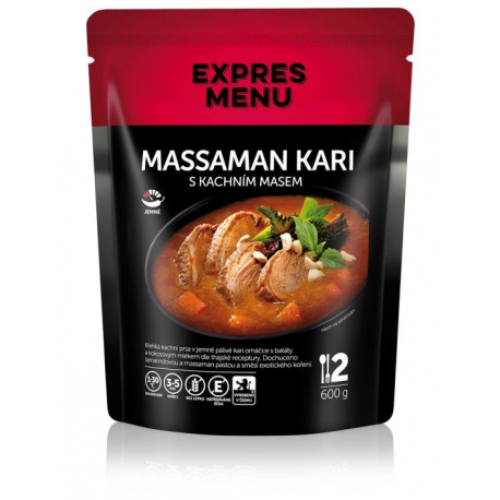 Massaman kari s kachním masem 2 porce Expres Menu