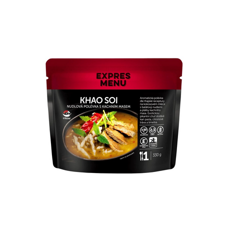 Khao Soi - nudlová polévka s kachním masem (1 porce) Expres Menu