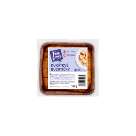 Dukátové buchtičky 140g - bez lepku Free Days