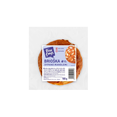 Brioška sypaná mandlemi 100g bez lepku Amaranth Life