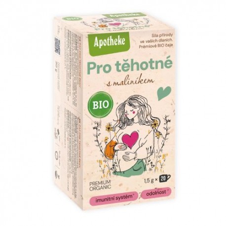 Čaj pro Těhotné s maliníkem 20x1,5g BIO Apotheke