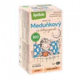Čaj dětský Meduňkový na dobrý spánek 20x2g BIO Apotheke