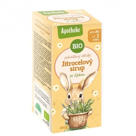 Sirup dětský Jitrocelový se šípkem BIO 250g Apotheke