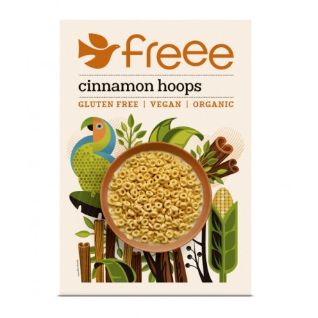 Skořicové kroužky BIO 300g Doves farm bez lepku