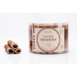 Jablečné trubičky s KARAMELOVOU polevou dóza - Trutna 540g