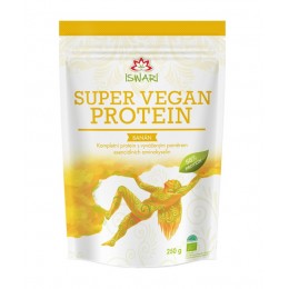 Protein Super vegan banán BIO 250g Iswari bez lepku